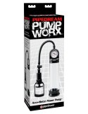 Pump Worx Pompka do Penisa Accu-Meter Power Pump Clear