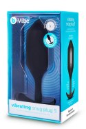 B-VIBE VIBRATING SNUG PLUG 5 BLACK