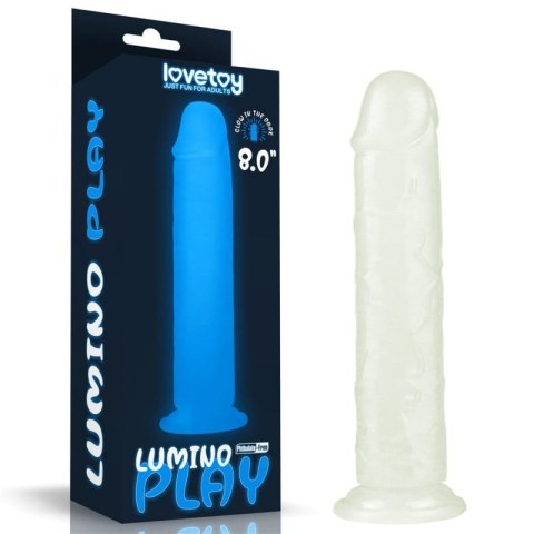 Dildo z przyssawką świecące w ciemności Lumino Play 21 cm Lovetoy Dildo z przyssawką świecące w ciemności Lumino Play 21 cm Lovetoy