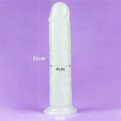 Dildo z przyssawką świecące w ciemności Lumino Play 21 cm Lovetoy Dildo z przyssawką świecące w ciemności Lumino Play 21 cm Lovetoy