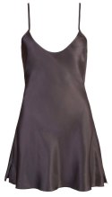 Satin Chemise Black XXL