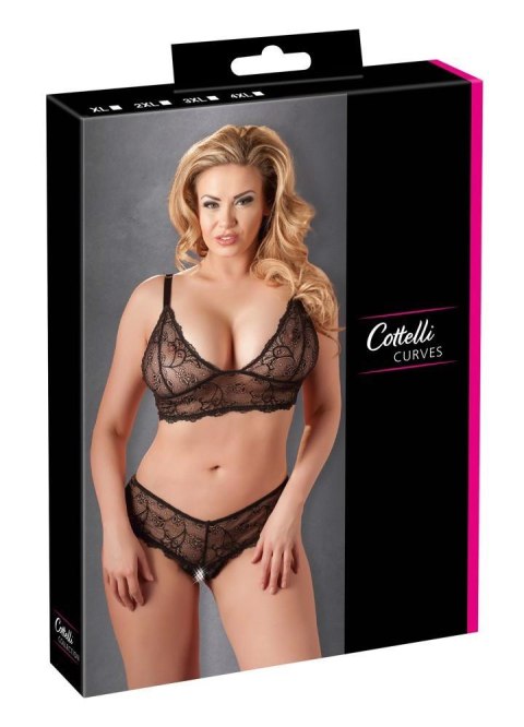 Bra and String black XL Bra and String black XL