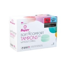 Beppy Soft & Comfort Dry – tampony bez sznurka do seksu, basenu i sportu, 2 szt.