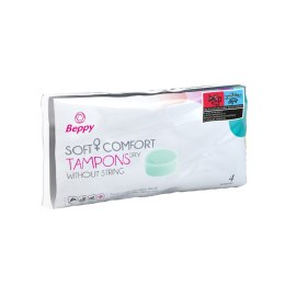 Beppy Soft & Comfort Dry – tampony bez sznurka (4 szt.)