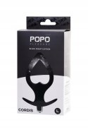 TOYFA POPO Pleasure Anal Plug Cordis L Vibro Black