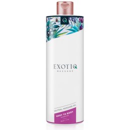 EXOTIQ Body To Body Warming Massage oil 500 ml.