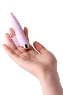 JOS NOVA, Finger vibrator for anal stimulation, silicone, powder pink, 9 cm