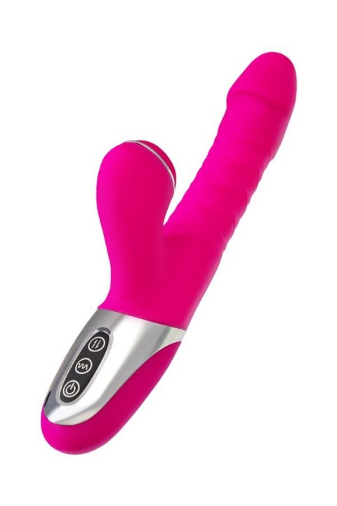 JOS Thrusting and sucking vibrator To-Frolly, silicone, pink, 21,5cm JOS Thrusting and sucking vibrator To-Frolly, silicone, pink, 21,5cm