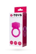 A-TOYS, Penis VibroRing, Silicone, Pink, O2.5 cm