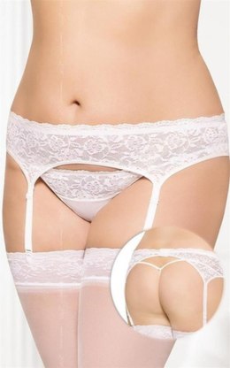 Garterbelt 3305 - Plus Size - white 3XL