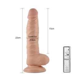 Dildo z przyssawką i wibracjami Real Extreme 22 cm Lovetoy