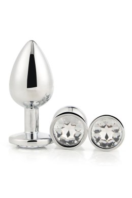 DREAMTOYS ZESTAW KORKÓW GLEAMING LOVE SILVER PLUG SET