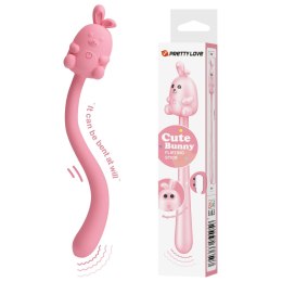 CUTE BUNNY, Flirting Stick, 7 vibration functions, Magnetic USB charging