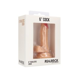 RealRock - Realistyczne dildo z jądrami 15 cm