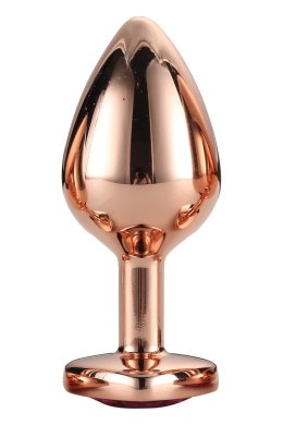 DREAMTOYS KOREK ANALNY GLEAMING LOVE ROSE GOLD PLUG MEDIUM