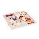 Liebe Seele Kinbaku Ukiyoe Red Rosy Leather Strap on Harness