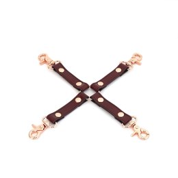 Liebe Seele uprząż bondage Wine Red Hogtie