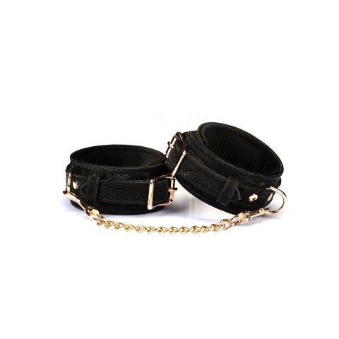 Liebe Seele kajdanki Boudoir Amor Black Ankle Cuffs Liebe Seele kajdanki Boudoir Amor Black Ankle Cuffs