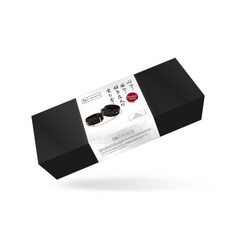 Liebe Seele kajdanki Boudoir Amor Black Ankle Cuffs Liebe Seele kajdanki Boudoir Amor Black Ankle Cuffs