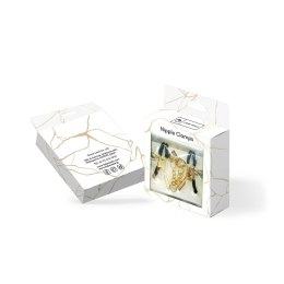 Liebe Seele klamerki na sutki Gold Rose Tree Nipple Clamps
