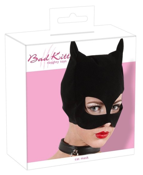 Czarna Maska Głowy Kota Bad Kitty Czarna Maska Głowy Kota Bad Kitty